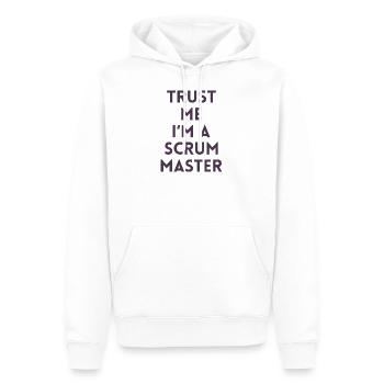 Trust me I'm a scrum master Geschenk Computer Code - Männer Premium Bio Hoodie - Weiß - Vorne - Nico (187cm)