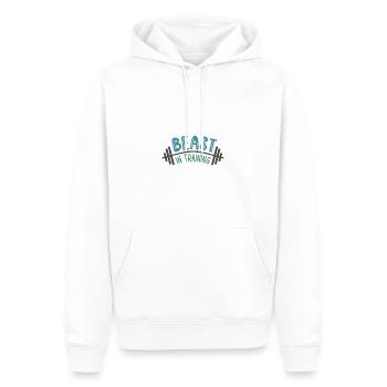 Father & Son | Parents gifts | Gifts Children - Men’s Premium Organic Hoodie - white - Front - Nico (187cm)