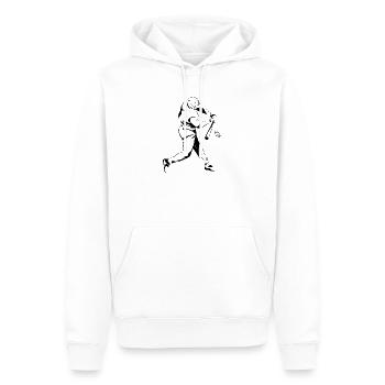 Baseball Comedy - Men’s Premium Organic Hoodie - white - Front - Nico (187cm)