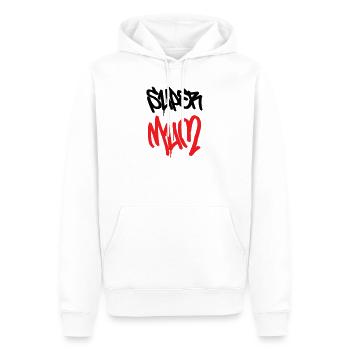 Super Mom - Muttertag - Männer Premium Bio Hoodie - Weiß - Vorne - Nico (187cm)