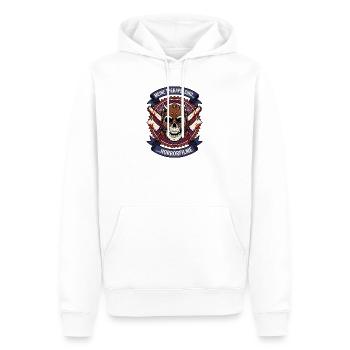 Meine Therapie: Horrorfilme - Männer Premium Bio Hoodie - Weiß - Vorne - Nico (187cm)