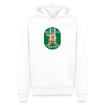 Weihnachten Humor Official Christmas Cookie Tester - Männer Premium Bio Hoodie - Weiß - Vorne - Nico (187cm)