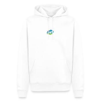 Aruba Flag Country Native Ancestry Pride Womens - Men’s Premium Organic Hoodie - white - Front - Nico (187cm)