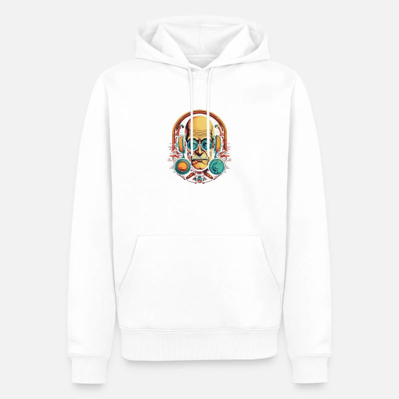 Albert Hofmann 2 - Sweat à capuche Premium bio Homme - blanc