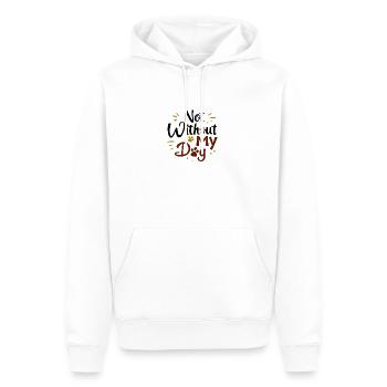 Nicht ohne meinen Hund - Männer Premium Bio Hoodie - Weiß - Vorne - Nico (187cm)