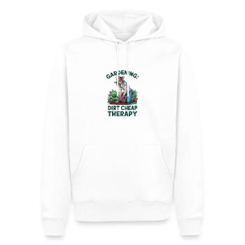 Gartenarbeit Hobbygärtner Gärtnerin Gärtner Garten - Männer Premium Bio Hoodie - Weiß - Vorne - Nico (187cm)
