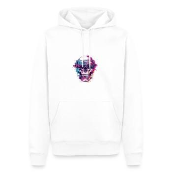 Ski Totenkopf Skibrille Skull - Männer Premium Bio Hoodie - Weiß - Vorne - Nico (187cm)