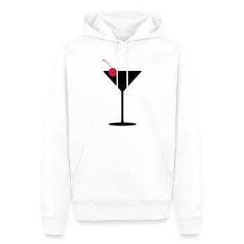 Cocktailglas - Männer Premium Bio Hoodie - Weiß - Vorne - Nico (187cm)