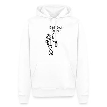 Drink doch ene met - Männer Premium Bio Hoodie - Weiß - Vorne - Nico (187cm)