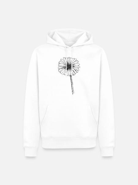 Tag des Gänseblümchens - Männer Premium Bio Hoodie - Weiß