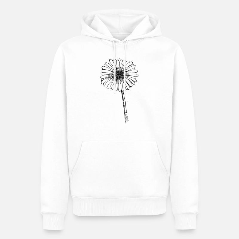 Tag des Gänseblümchens - Männer Premium Bio Hoodie - Weiß