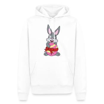 Easter motive Easter Easter bunny - Men’s Premium Organic Hoodie - white - Front - Nico (187cm)