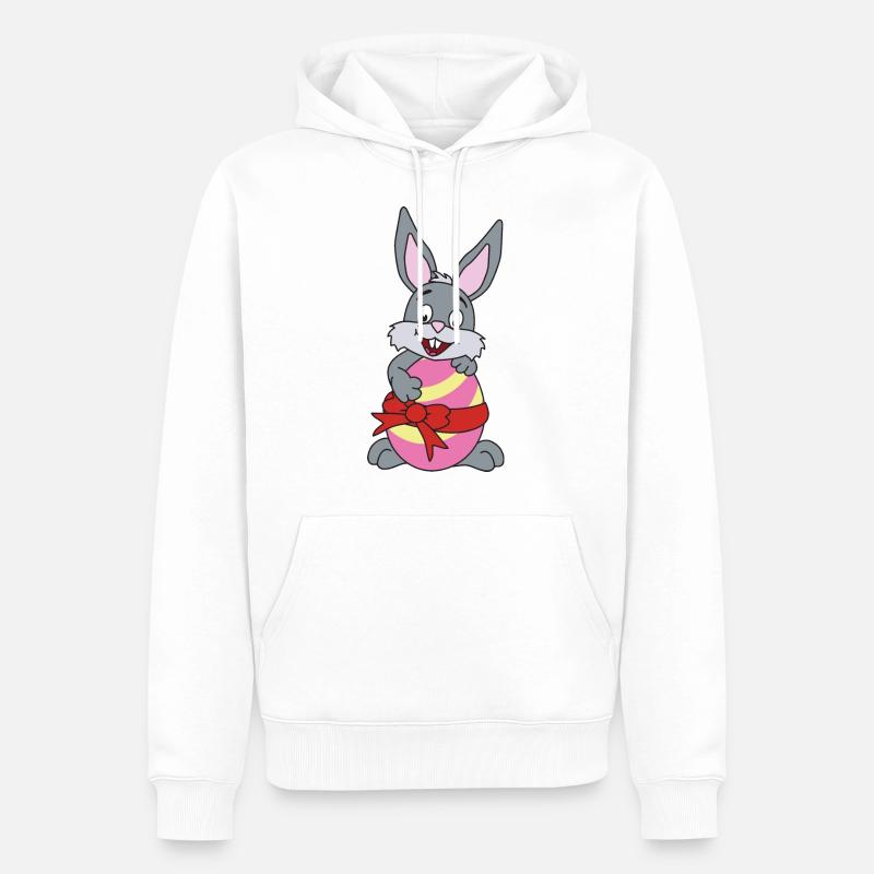 Easter motive Easter Easter bunny - Men’s Premium Organic Hoodie - white