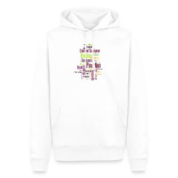 Rebsorten Mixed - Männer Premium Bio Hoodie - Weiß - Vorne - Nico (187cm)