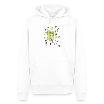 alles wird gut - Männer Premium Bio Hoodie - Weiß - Vorne - Nico (187cm)