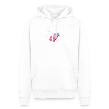 Gomme | Gomme - Sweat à capuche Premium bio Homme - blanc - Devant - Nico (187cm)