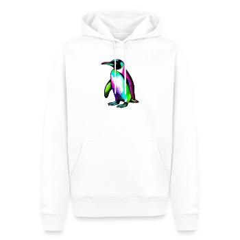 Pingouin - Sweat à capuche Premium bio Homme - blanc - Devant - Nico (187cm)