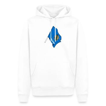 Flagge von Oklahoma - Männer Premium Bio Hoodie - Weiß - Vorne - Nico (187cm)