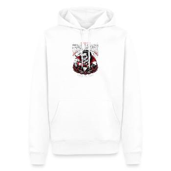 Toast aux ténèbres éternelles - Sweat à capuche Premium bio Homme - blanc - Devant - Nico (187cm)