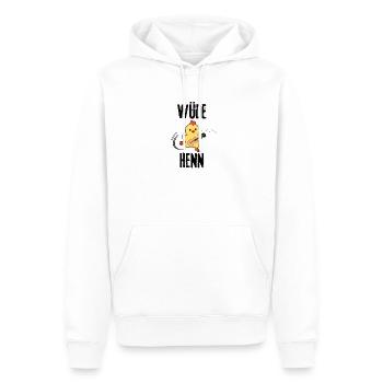 Wüde Henn - Hen night - Junggessellinen Party - Männer Premium Bio Hoodie - Weiß - Vorne - Nico (187cm)