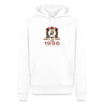 Padel Legend 1996, T-shirt d’anniversaire, sweat à capuche, Mug - Sweat à capuche Premium bio Homme - blanc - Devant - Nico (187cm)