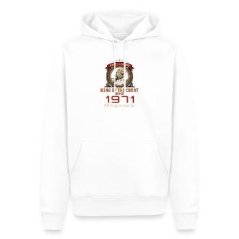 Padel Legend 1971, T-shirt d’anniversaire, sweat à capuche, tasse - Sweat à capuche Premium bio Homme - blanc - Devant - Nico (187cm)
