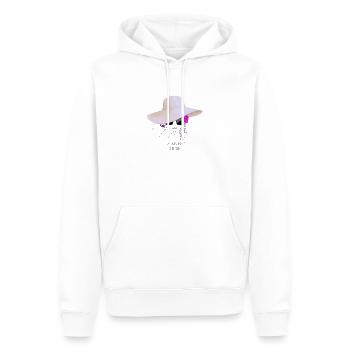 Summer M U S E. Dein Sommer. Dein Style. - Männer Premium Bio Hoodie - Weiß - Vorne - Nico (187cm)