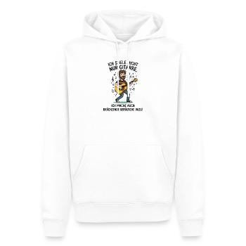 Gitarre Spielen Humor Musiker - Männer Premium Bio Hoodie - Weiß - Vorne - Nico (187cm)