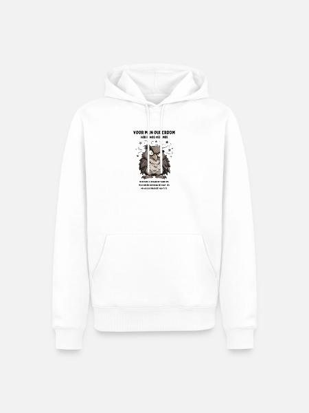 Vor meinem hohen Alter habe ich noch viel bei mir - Männer Premium Bio Hoodie - Weiß