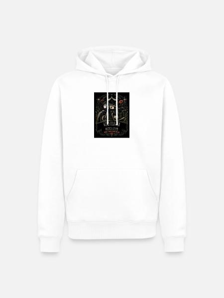 Wildflower Motorrad - Männer Premium Bio Hoodie - Weiß