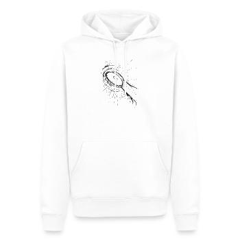 Diskus werfen - Männer Premium Bio Hoodie - Weiß - Vorne - Nico (187cm)
