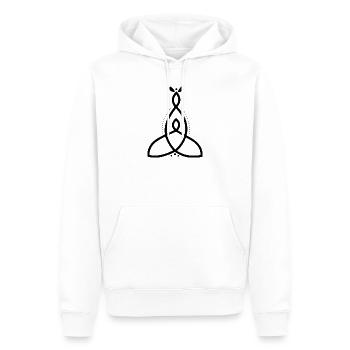 Motherhood - Männer Premium Bio Hoodie - Weiß - Vorne - Nico (187cm)
