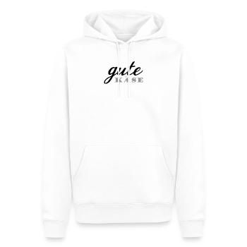 gute  - Männer Premium Bio Hoodie - Weiß - Vorne - Nico (187cm)