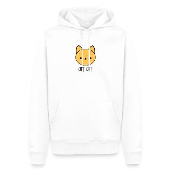 joli cadeau pour chiens - Sweat à capuche Premium bio Homme - blanc - Devant - Nico (187cm)