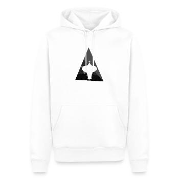 Chapiteau de cirque - Sweat à capuche Premium bio Homme - blanc - Devant - Nico (187cm)