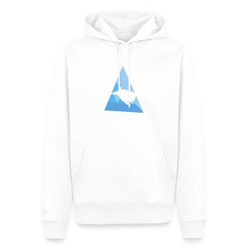 Wingsuit Combinaison de vol - Sweat à capuche Premium bio Homme - blanc - Devant - Nico (187cm)