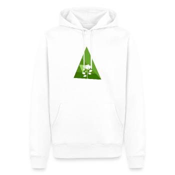 Floristry Fleuriste Arrosoir - Sweat à capuche Premium bio Homme - blanc - Devant - Nico (187cm)