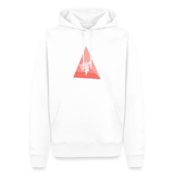 Kletteraffe Klettern Ausrüstung - Männer Premium Bio Hoodie - Weiß - Vorne - Nico (187cm)
