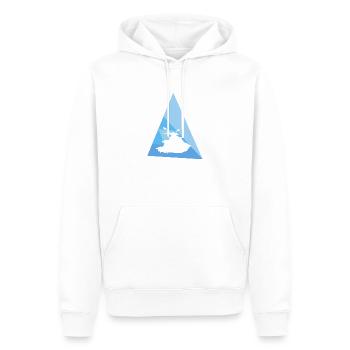 Ski nautique Bateau Sports nautiques - Sweat à capuche Premium bio Homme - blanc - Devant - Nico (187cm)