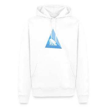 Rummel Maßkrug - Männer Premium Bio Hoodie - Weiß - Vorne - Nico (187cm)