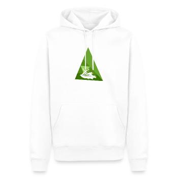 Jet Ski Motoneige - Sweat à capuche Premium bio Homme - blanc - Devant - Nico (187cm)