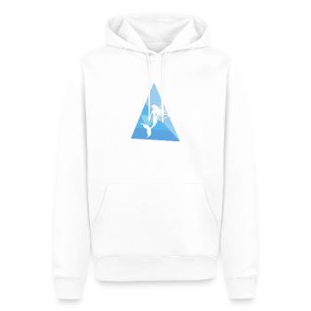 Flosse Aquarium - Männer Premium Bio Hoodie - Weiß - Vorne - Nico (187cm)