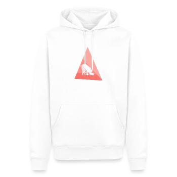 Ferris wheel funfair beer mug - Men’s Premium Organic Hoodie - white - Front - Nico (187cm)