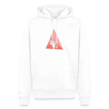 Rest Sleeping Sloth - Men’s Premium Organic Hoodie - white - Front - Nico (187cm)