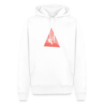 Klettern Aufstieg - Männer Premium Bio Hoodie - Weiß - Vorne - Nico (187cm)
