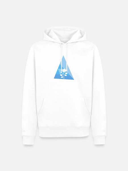 Florist Hobbygärtner - Männer Premium Bio Hoodie - Weiß