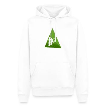 Matériel d’escalade Escalade - Sweat à capuche Premium bio Homme - blanc - Devant - Nico (187cm)