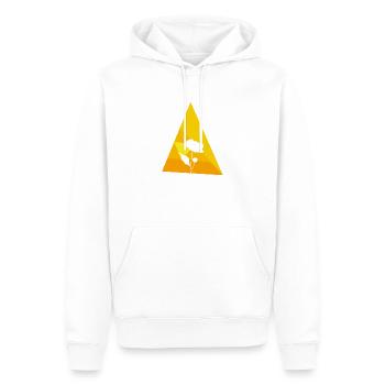 Fleuriste Arrosoir Botanique - Sweat à capuche Premium bio Homme - blanc - Devant - Nico (187cm)