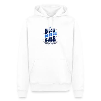 Driver T-Shirt | Best Driver Ever - Männer Premium Bio Hoodie - Weiß - Vorne - Nico (187cm)