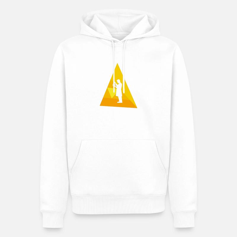 Chimiste Molécule Nerd - Sweat à capuche Premium bio Homme - blanc